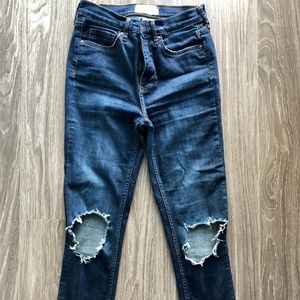 Ripped high-rise Jeans